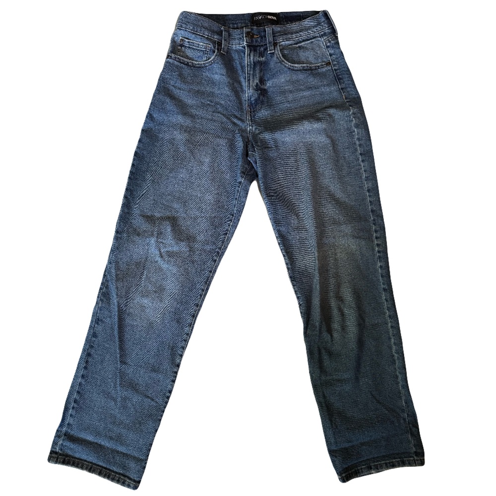 Fashion Nova High Waisted Straight Leg Jeans